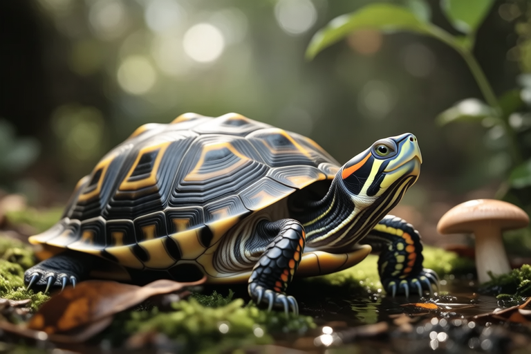 Adorable Three-Striped Box Turtle: A Perfect Pet Companion for Nature Lovers